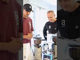 AFL star Scott Pendlebury getting a coffee lesson from Luke ☕️ Catch the full video on our channel.