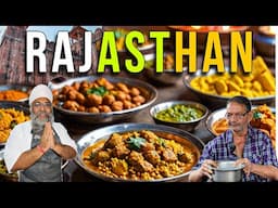 Best Dhaba Foods of RAJASTHAN | Trying the Most Unique Dishes in JAIPUR and JODHPUR | Indian Food