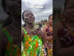 Ghana 🇬🇭 in Lesotho 🇱🇸 #travel #lesotho #ghana #vlog #shorts #explore