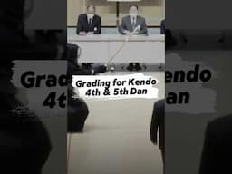 Grading Exams for Kendo 4th Dan and 5th Dan!