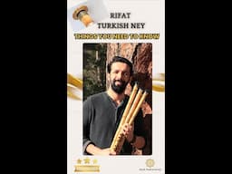 The Best Turkish Ney? Handmade by Rifat Varol for Arab Instruments