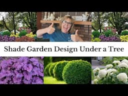 Landscape Design Ideas-Shade Garden Under a Tree