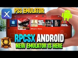 New🔥RPCSX PS3 Emulator On Android | How To Update & Testing God Of War 3