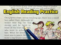 English book reading | How to read English | Speaking practice | English Listening practice