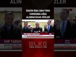 Özgür Özel'den Türk Yargısına Ağza Alınmayacak Sözler... #shorts