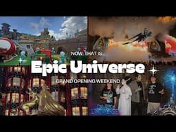 We Had An AMAZING Grand Opening Weekend Day At UNIVERSAL EPIC UNIVERSE!