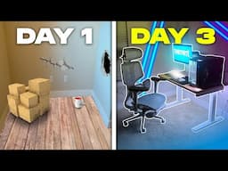 Transforming My EMPTY Room Into My DREAM Gaming Room