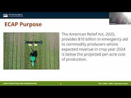 Emergency Commodity Assistance Program (ECAP) Stakeholder Overview