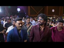 King Akkineni Nagarjuna & Dhanush Mass Entry at KUBERAA Pre-Release Event | Friday Culture