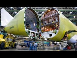 Boeing 747 Factory✈️ Manufacturing & Production Jumbo Jet: Aircraft Assembly line step by step