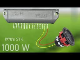 DIY Powerful Ultra Bass Amplifier 1970 STK IC , Hi-RES Audio Output , Simple Way