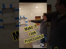 Make it Look Professional. DETAILS  Part 14#tile #howtotile #details