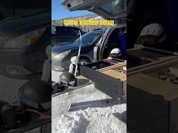 4Runner Camp Kitchen at the Mountain #shorts #kitchen #toyota #camping #woodworking #truckcamping