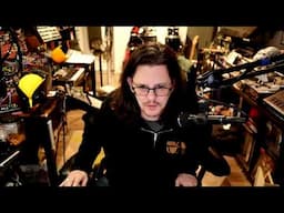 early Morning livestream Synths & fighting sleep Erica Synths Nightverb Studio electronics Omega 8