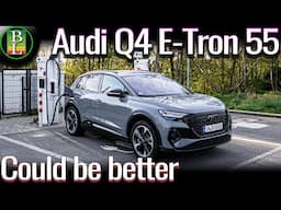 NEW Audi Q4 E-Tron 55 quattro - 130 km/h (81mph) range test