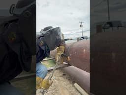 Perfect Torch Cut on 13” Pipe