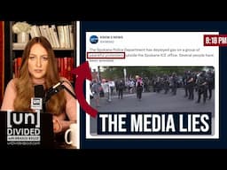 Debunked: Local TV station claims police gassed 'peaceful protesters'