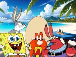 SpongeBob Square pants (Looney Tunes AI) - SpongeBob saves the Jellyfishes