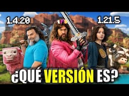 ¿Qué VERSIÓN es la Película de Minecraft? 🚬🗿