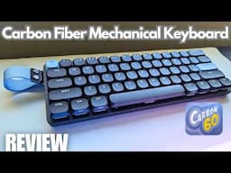 REVIEW: Epomaker Carbon60 | Carbon Fiber Wireless Mechanical Keyboard - Ultra Compact!