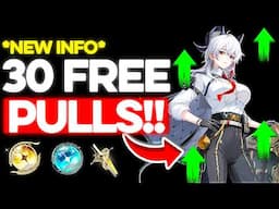 How to Get 30 Pulls for Free! Wuthering waves 2.3 Stream Kuro Apology Rewards Preview Broadcast