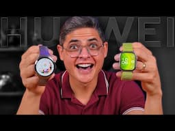 INCRÍVEL! Novos HUAWEI Watch 5 e Watch Fit 4 PRO são ARRETADOS! Unboxing e Impressões