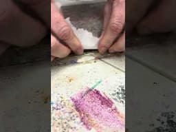 #mixedmedia #gelprinting Release those edges!