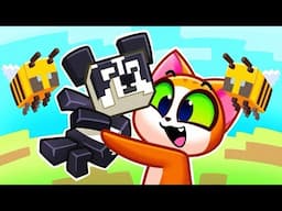 Baby Cats Lost In Minecraft World 🙀 Interactive Games and Challenges 😻 Purr-Purr Storoes