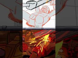 Les Tortues Ninja | Animatic du Combat Robotique des Ninja Turtle ! #Shorts