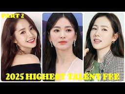 TOP 20 HIGHEST PAID KOREAN ACTRESS OF 2025