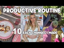 how to *ACTUALLY* be productive | 10 tips to building healthy habits for YOU (mom and kids)