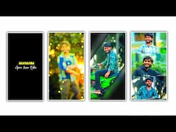 Oye Nuvvu Annav Lyrics Video Editing | DJ Beat Photo Shake Effect in Alight Motion Telugu