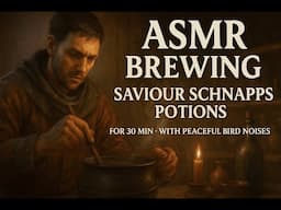 KCD2 ASMR – Brewing Potions for 30 Minutes Straight | Peaceful Bird Sounds & Medieval Alchemy 🧪🕊️