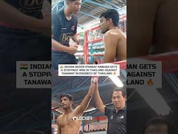🇮🇳 Boxer Pranav Nandan with a win in Thailand #Bihar #IndianBoxing