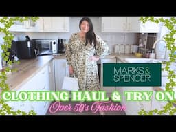**MARKS AND SPENCER** HAUL & TRY ON | OVER 50s PLUS SIZE