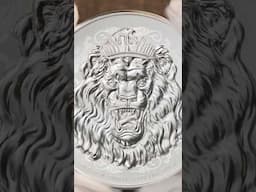 These NEW 2025 5 oz Silver Roaring Lion Coins are 🔥 #SilverCoins #CoinCollectors #SilverStacker