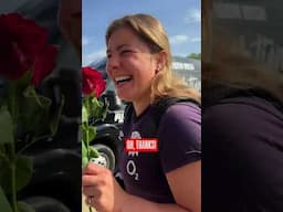 Celebrating National Red Rose Day with our very own 🌹 @o2ukofficial #WearTheRose #RedRoses