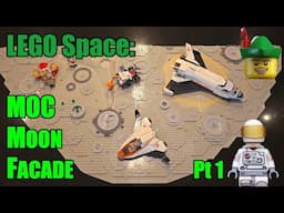 LEGO Space - Massive Moon Facade MOC aka "Project Old Grey" 🚀🌑🏹
