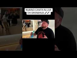 RUBINO CANTA IN LIVE #grenbaud #rubino #viralvideo #shortsfeed