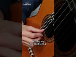 Smooth String Crossing on Classical Guitar #shorts #classicalguitarshed #classicalguitar  #guitar