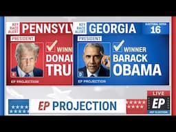 2028 Election Night | Barack Obama v Donald Trump FULL COVERAGE