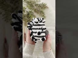 Peep the cutest little zebra😍 Pattern now available in our Etsy store! #crochetzebra #amigurumi