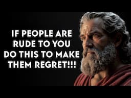 How to Leave a RUDE Person Speechless | Stoicism