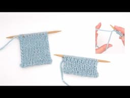 Italian cast-on, when working rib with knit 1, purl 1