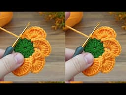 Wow!! Very easy crochet motif online Tutorial for beginners #crochet #knitting