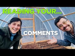 Ultimate Greenhouse Plant Tour and Updates, Reading your Comments