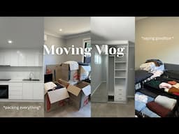 MOVING VLOG || PACKING,CHAOS & BITTERSWEET GOODBYES + JUST A GIRL BEING GRATEFUL FOR A NEW CHAPTER