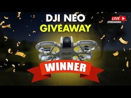 🎉 DJI Neo Giveaway Winner Announced 👀 Did You Win the Drone?