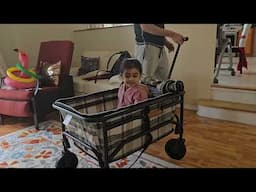 Hearth and Hand with Magnolia Collapsible Wagon Complete assembly setup installation and review