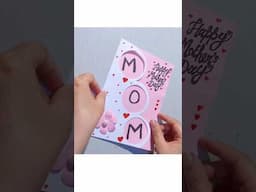 Happy Mother's Day Card / Mother's day card #shorts #youtubeshorts #shortvideo #mothersday #diy #mom
